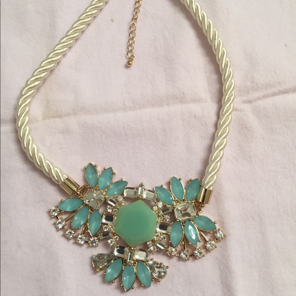 Park Lane Aqua Fleur Necklace. NWT - Picture 2 of 4